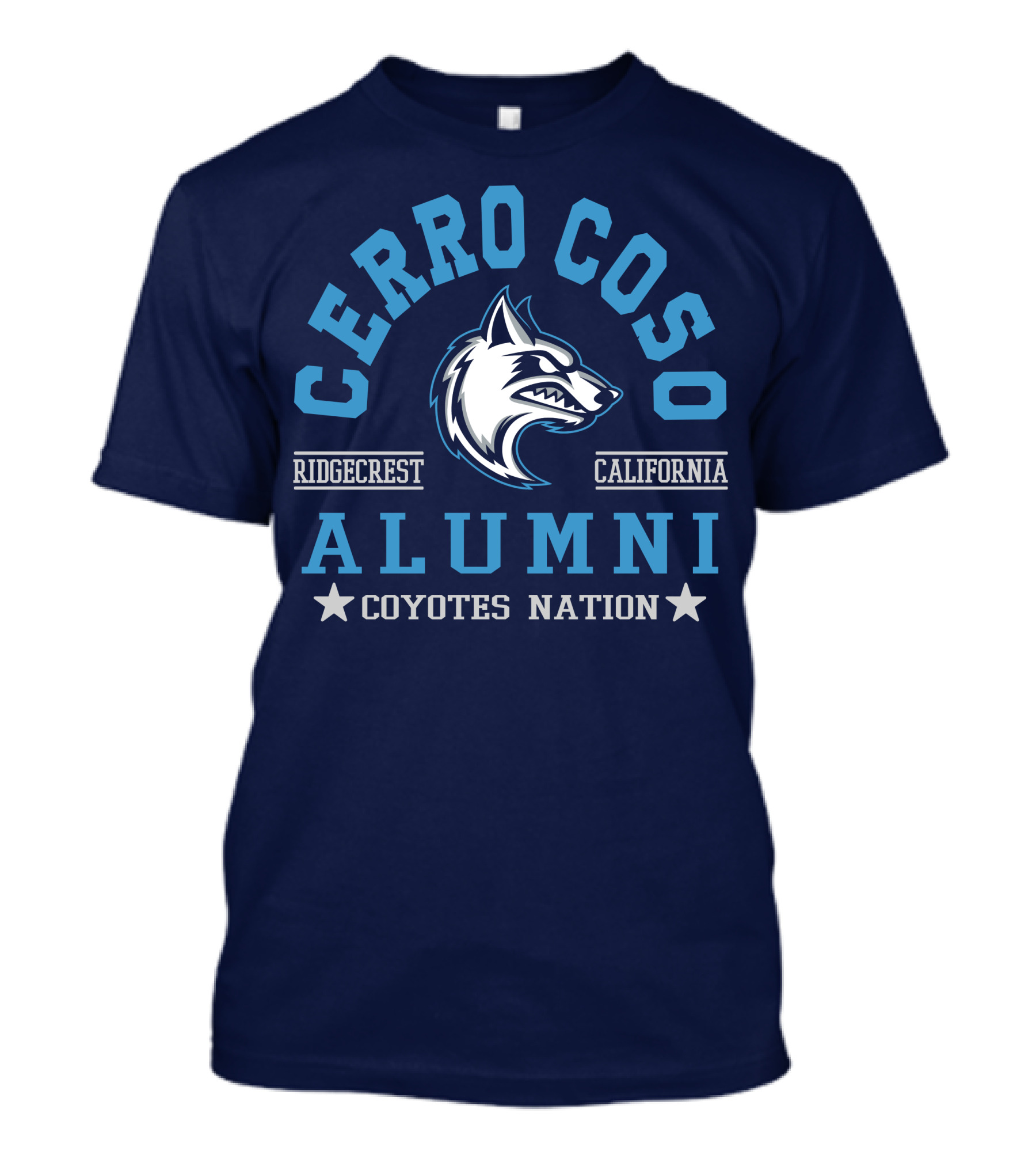 Cerro Coso Ridgecrest California Alumni Coyotes Nation T-Shirt