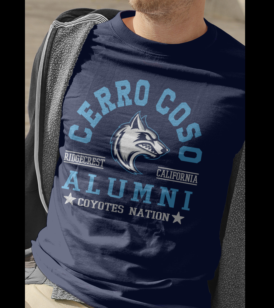 Cerro Coso Ridgecrest California Alumni Coyotes Nation T-Shirt
