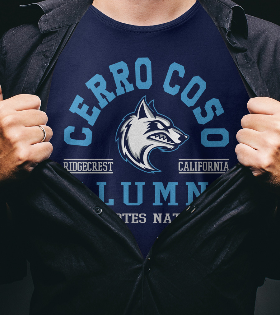 Cerro Coso Ridgecrest California Alumni Coyotes Nation T-Shirt