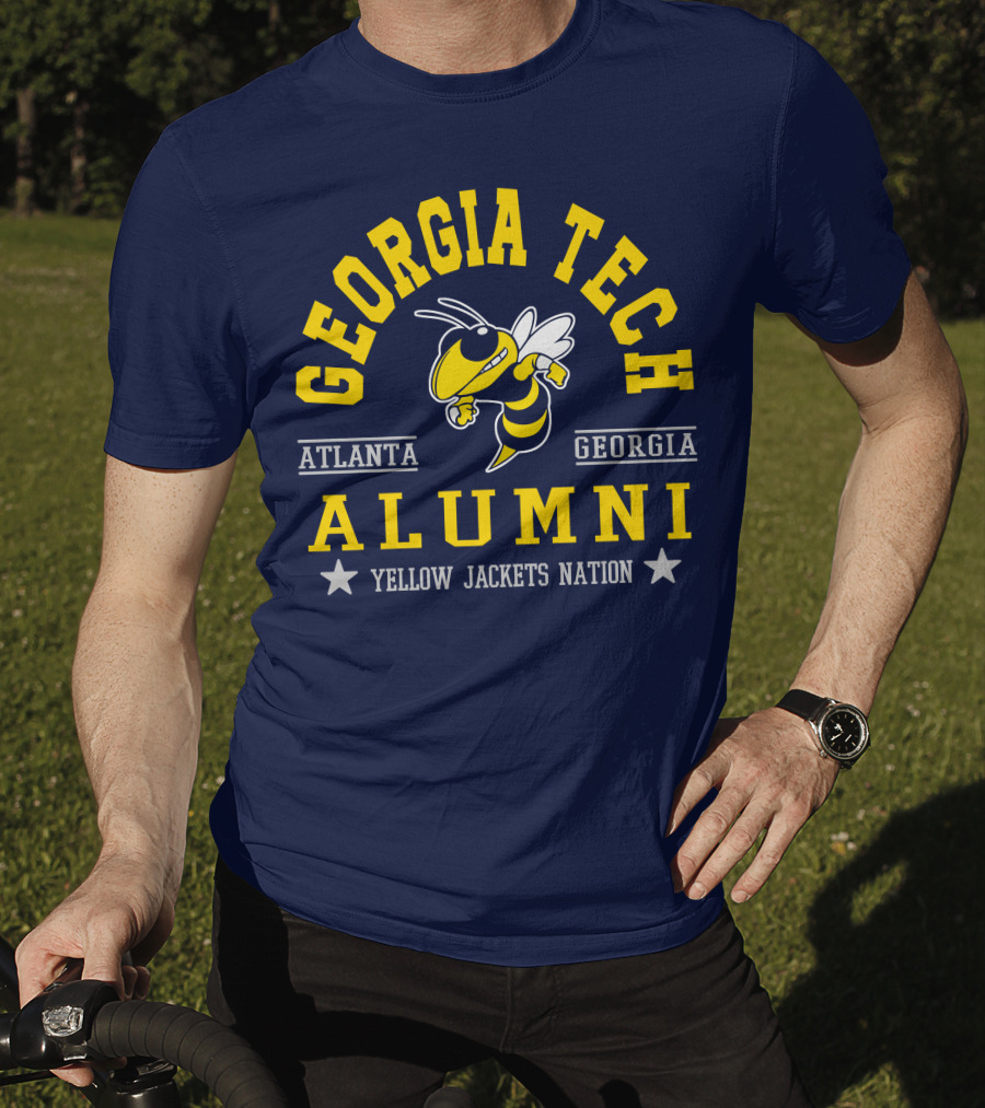 Georgia Tech Alumni Yellow Jackets Nation Atlanta Georgia T-Shirt