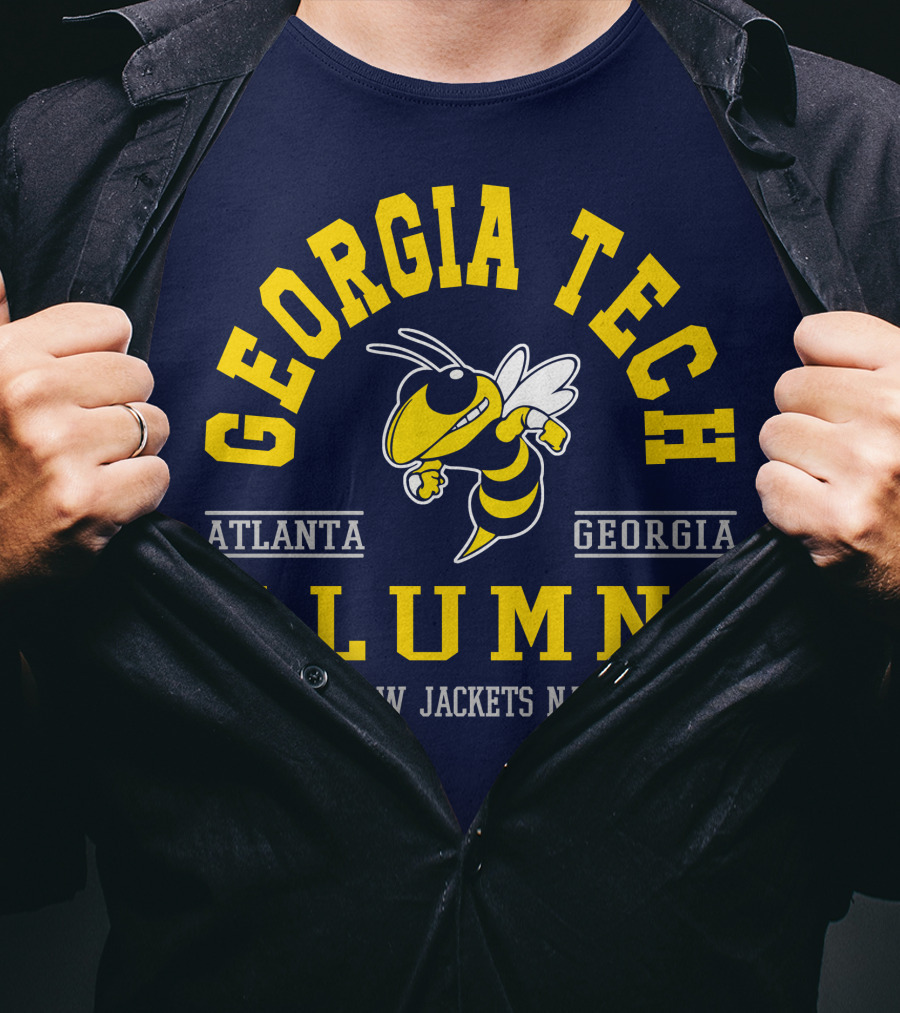 Georgia Tech Alumni Yellow Jackets Nation Atlanta Georgia T-Shirt