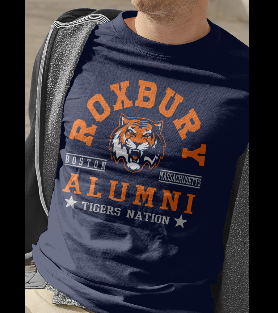 Roxbury Boston Massachusetts Alumni Tigers Nation T-Shirt