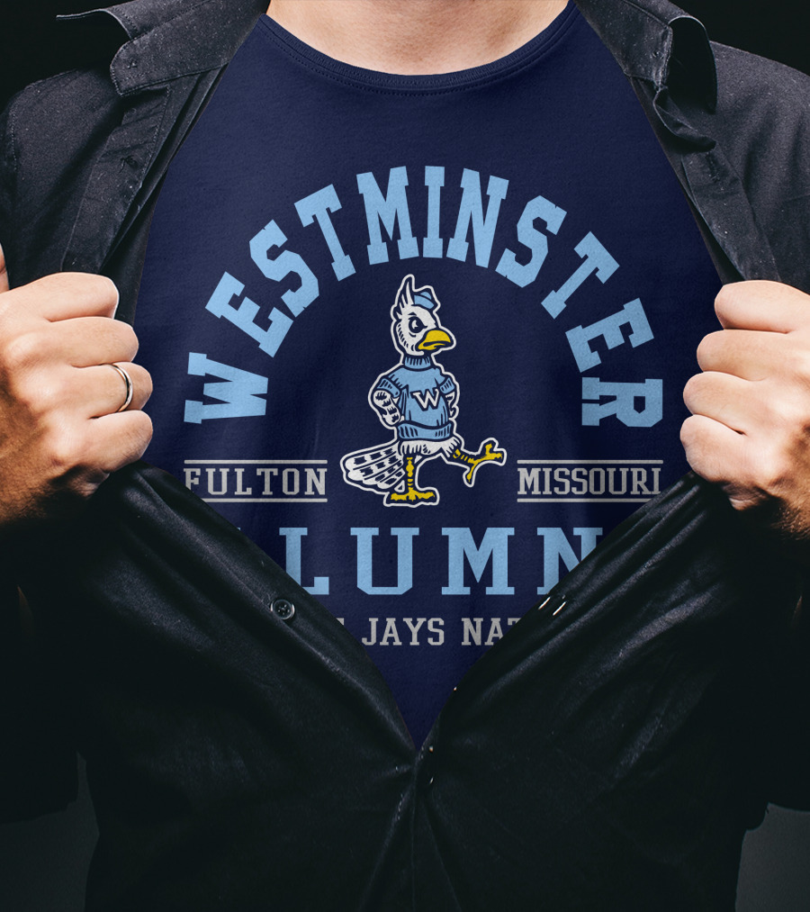 Westminster College Alumni Fulton Missouri Blue Jays Nation T-Shirt