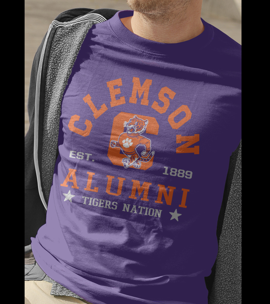 Clemson Alumni Tigers Nation Est. 1889 T-Shirt
