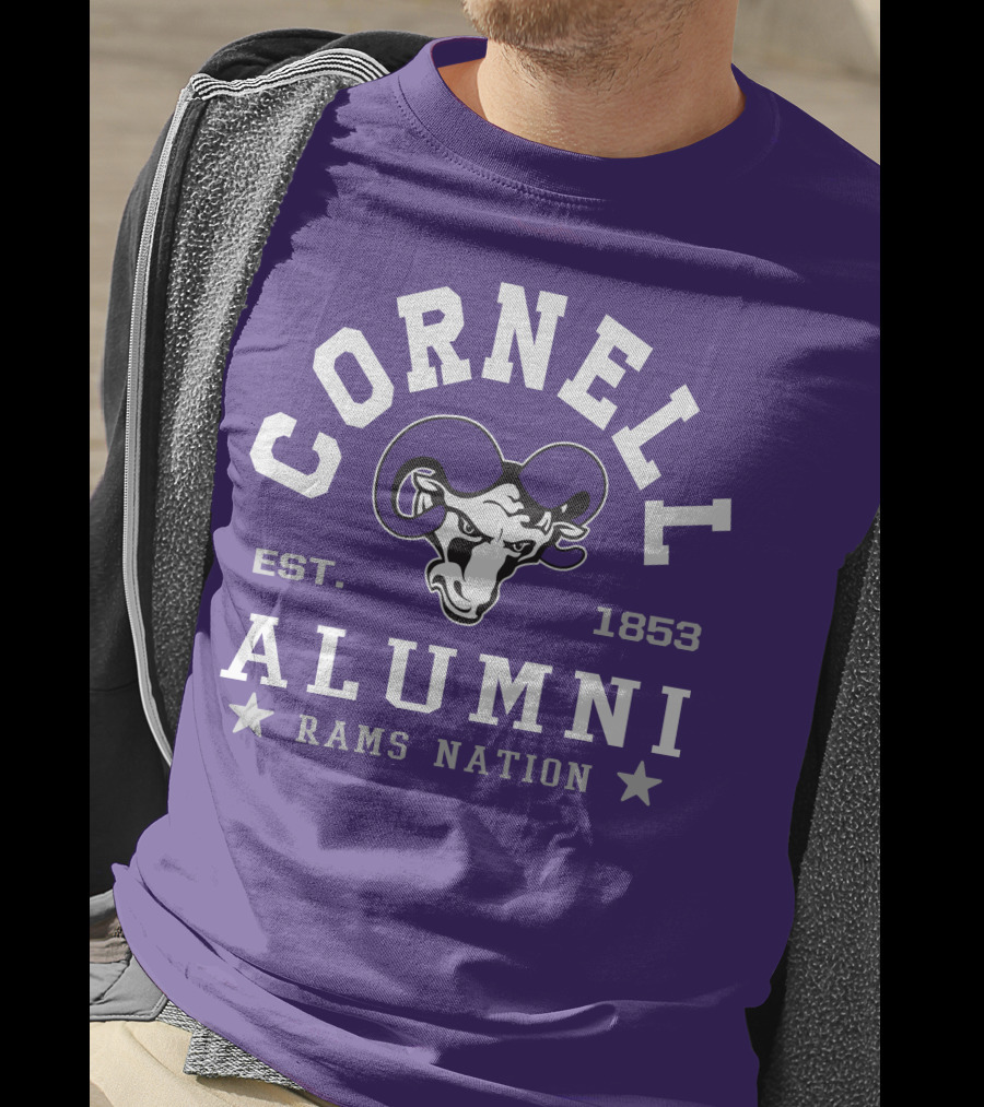 Cornell Alumni Rams Nation Est. 1853 T-Shirt