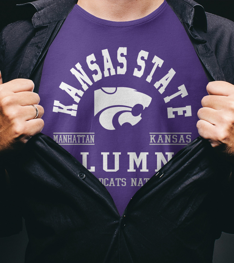 Kansas State Alumni Wildcats Nation Manhattan Kansas T-Shirt