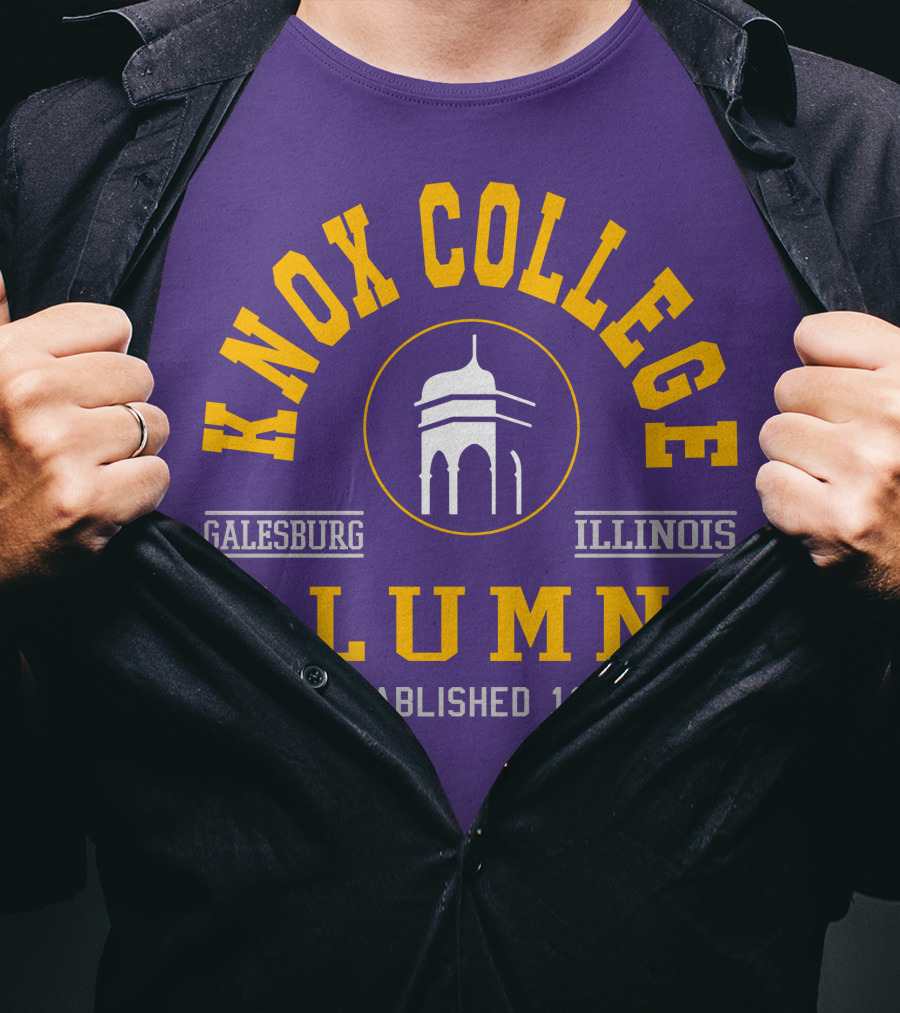 Knox College Alumni Established 1837 Galesburg Illinois T-Shirt