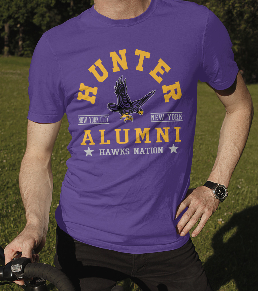 Hunter College New York City Hawks Alumni Nation T-Shirt