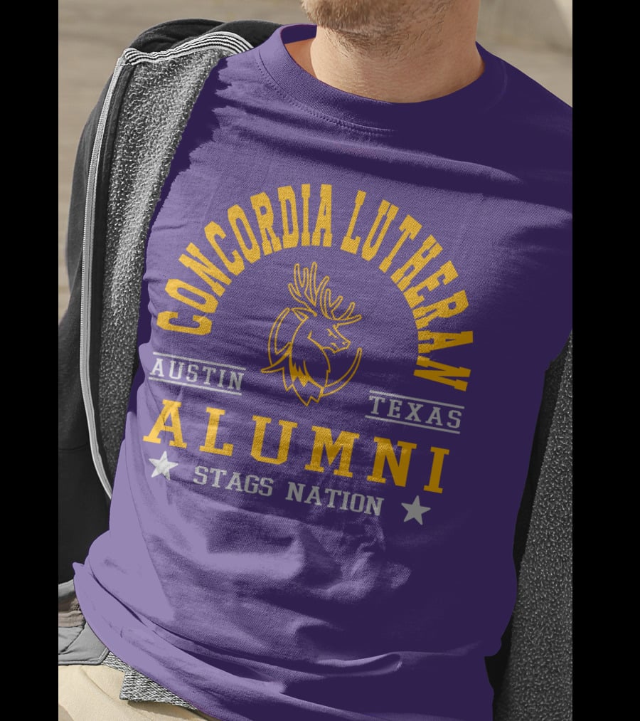 Concordia Lutheran Austin Texas Alumni Stags Nation T-Shirt