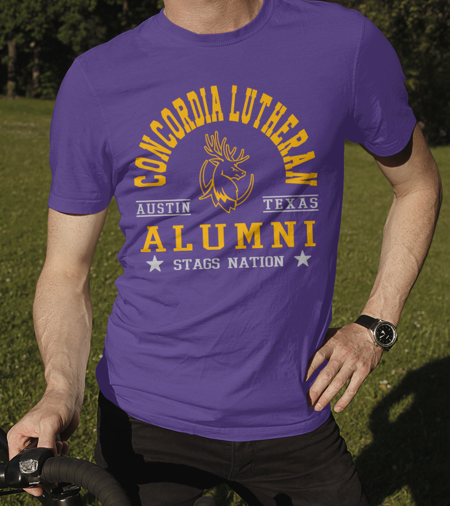 Concordia Lutheran Austin Texas Alumni Stags Nation T-Shirt