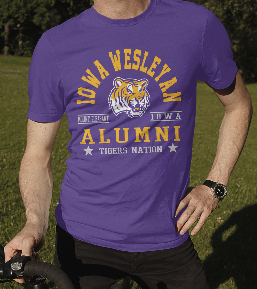 Iowa Wesleyan Alumni Tigers Nation Mount Pleasant Iowa T-Shirt