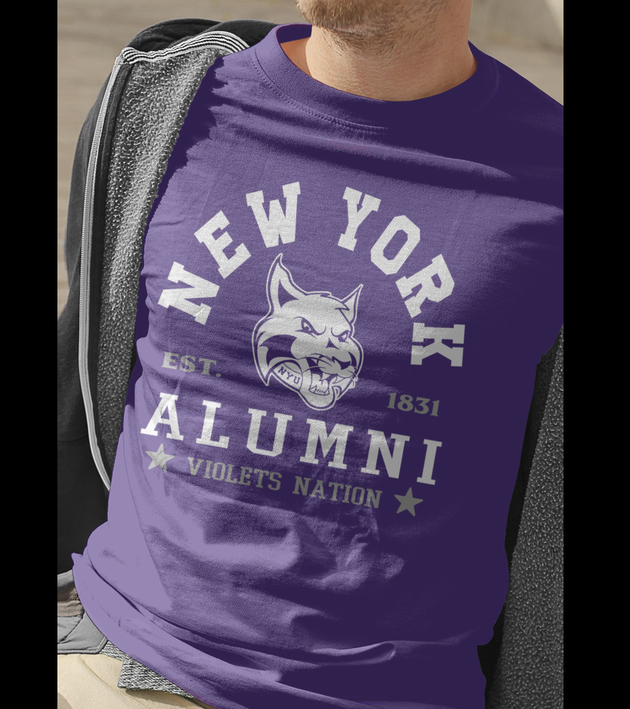 New York Alumni Violets Nation Est. 1831 NYU T-Shirt