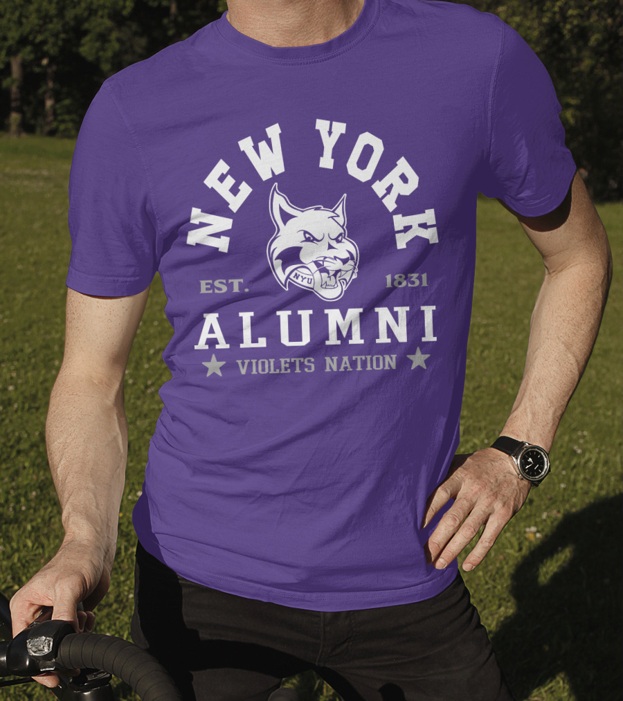 New York Alumni Violets Nation Est. 1831 NYU T-Shirt