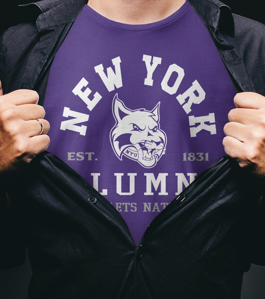 New York Alumni Violets Nation Est. 1831 NYU T-Shirt