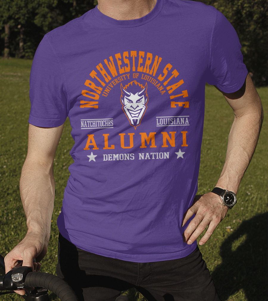 Northwestern State University Of Louisiana Alumni Demons Nation Natchitoches T-Shirt