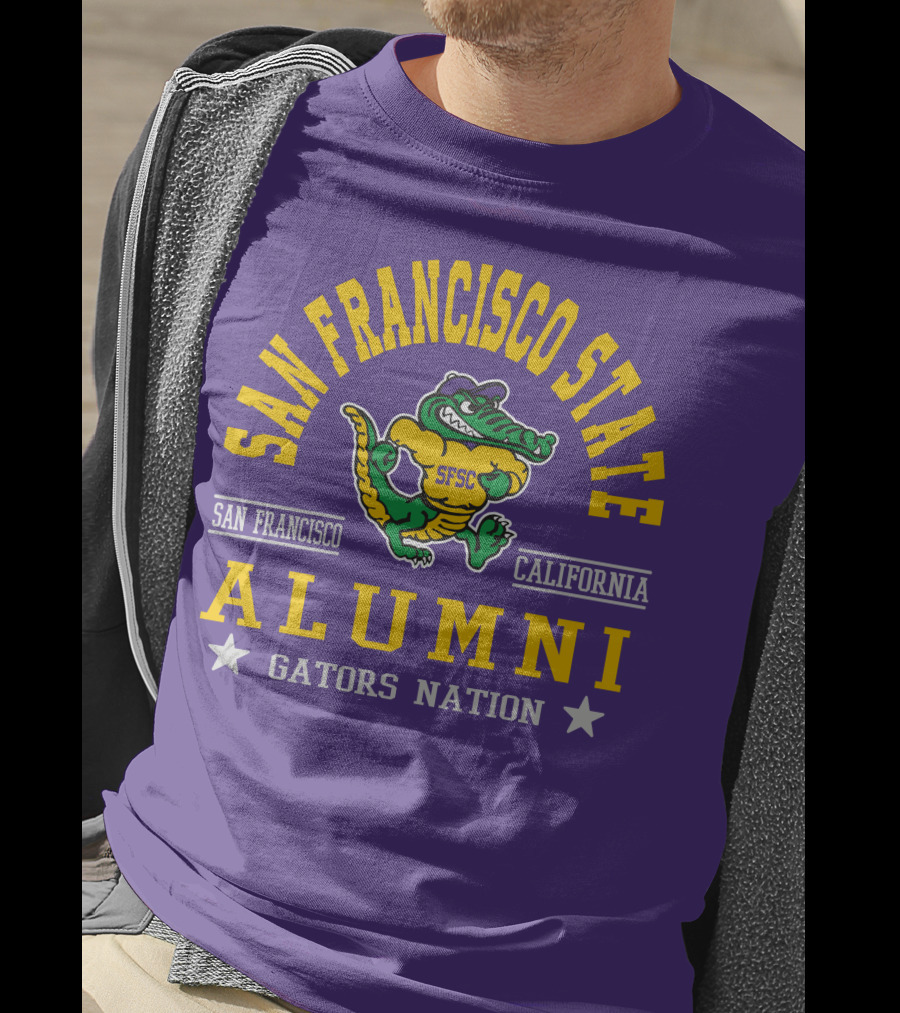 San Francisco State Alumni Gators Nation SFSC California T-Shirt