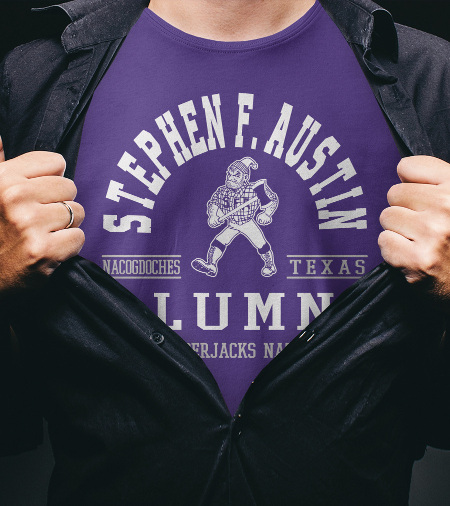 Stephen F. Austin Alumni Lumberjacks Nation Nacogdoches Texas T-Shirt
