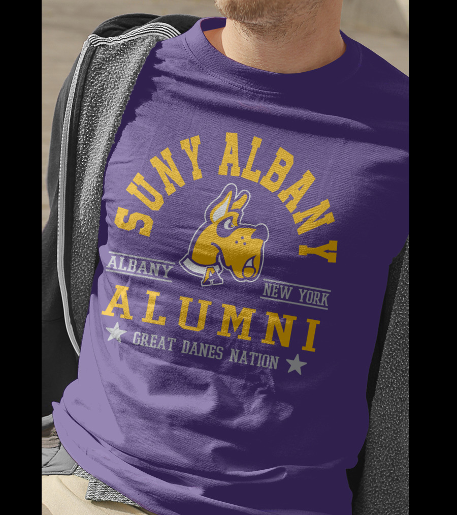 SUNY Albany Alumni Great Danes Nation New York T-Shirt
