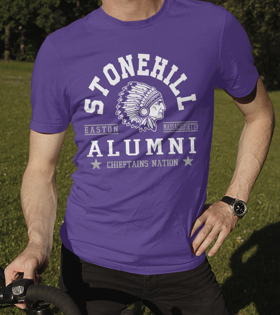 Stonehill Alumni Easton Massachusetts Chieftains Nation T-Shirt