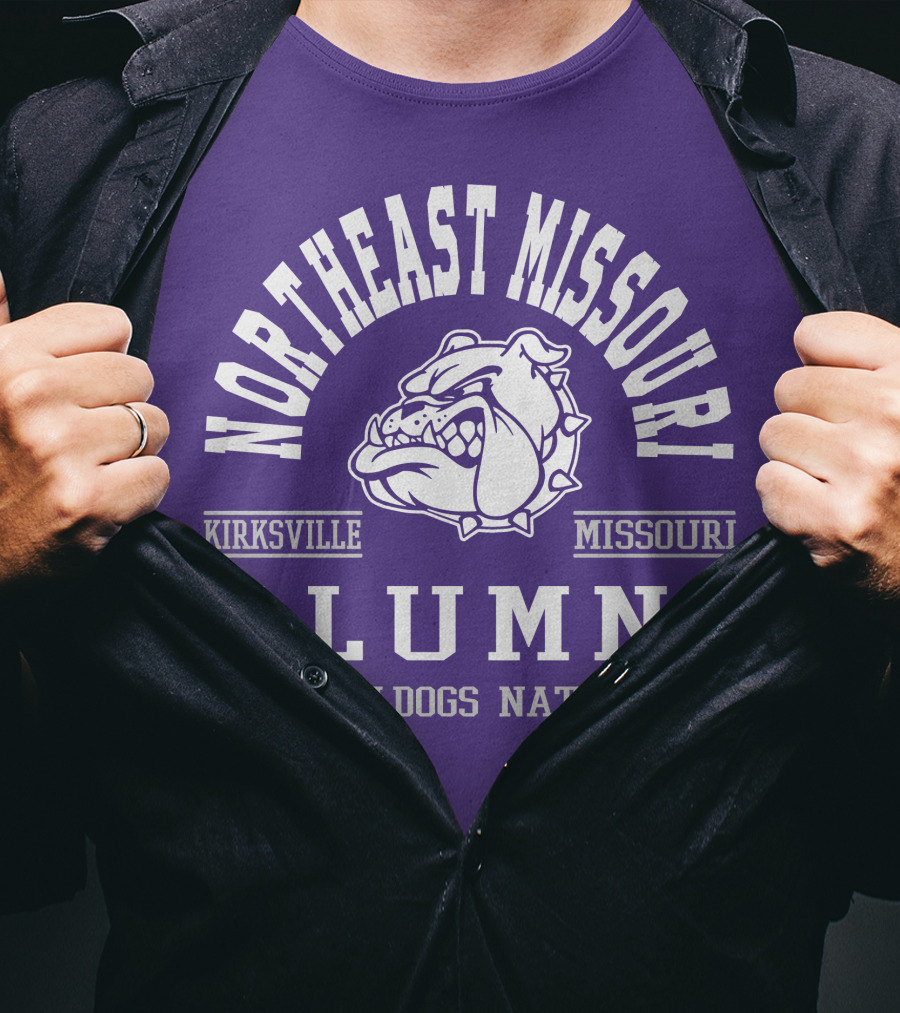 Northeast Missouri Kirksville Alumni Bulldogs Nation T-Shirt
