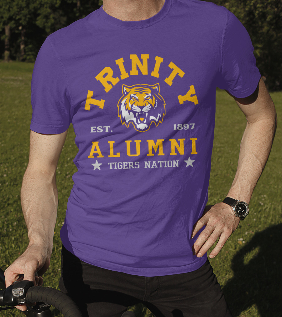 Trinity Alumni Tigers Nation Est. 1897 T-Shirt