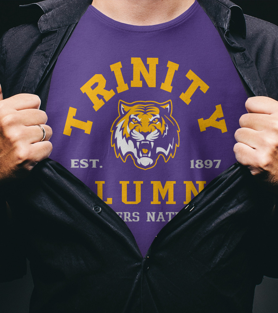Trinity Alumni Tigers Nation Est. 1897 T-Shirt