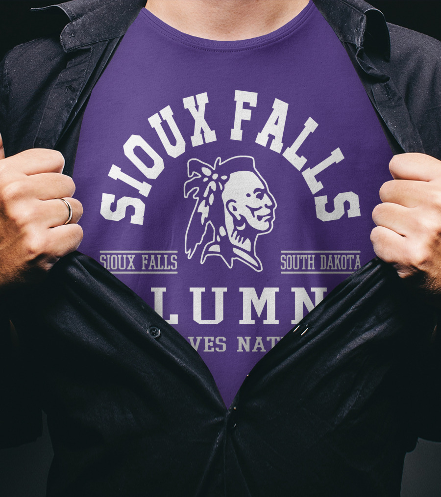 Sioux Falls South Dakota Alumni Braves Nation T-Shirt