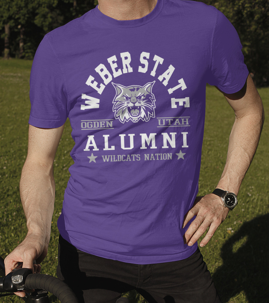 Weber State Alumni Wildcats Nation Ogden Utah T-Shirt