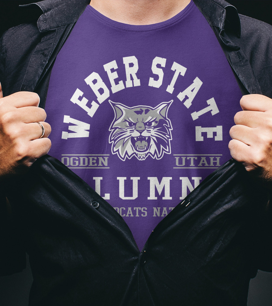 Weber State Alumni Wildcats Nation Ogden Utah T-Shirt