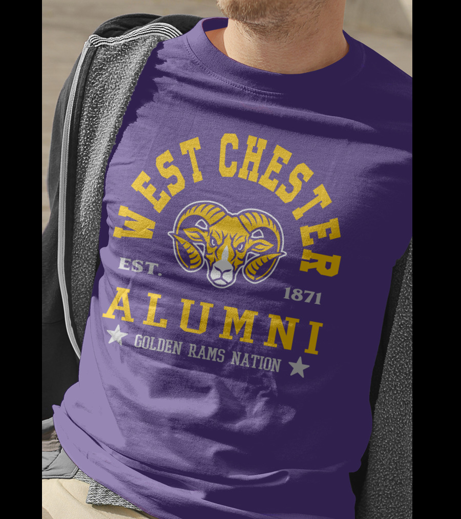 West Chester Alumni Est. 1871 Golden Rams Nation T-Shirt