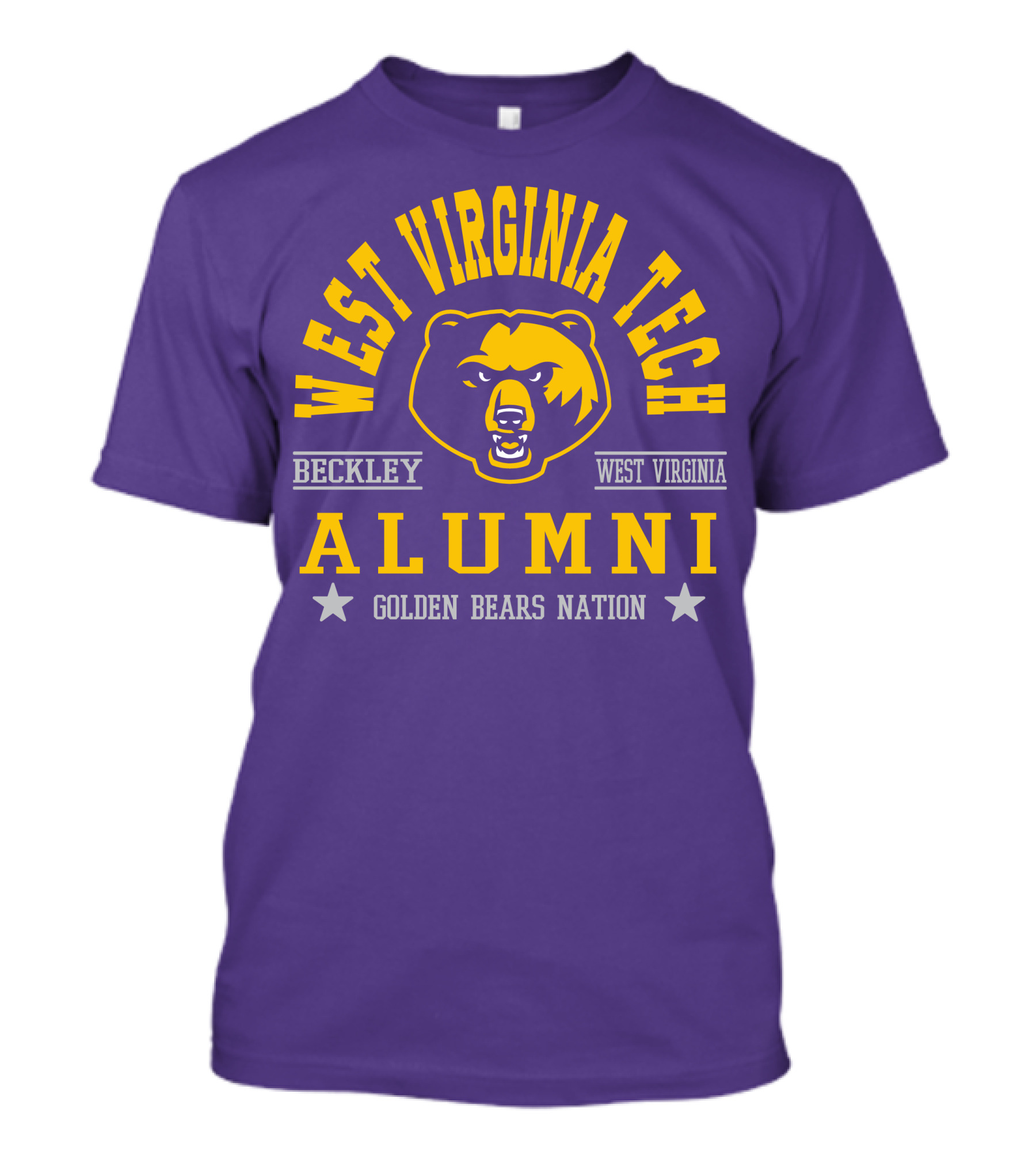 West Virginia Tech Alumni Beckley Golden Bears Nation T-Shirt