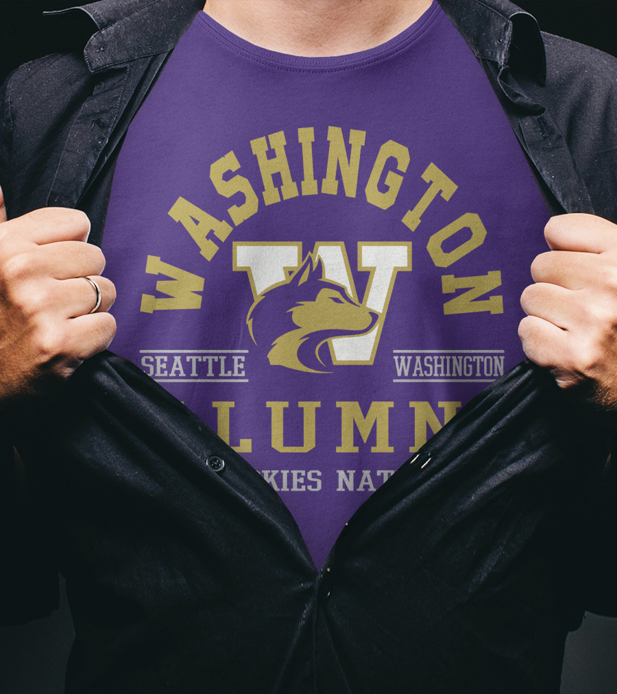 Washington Seattle Huskies Alumni Nation T-Shirt