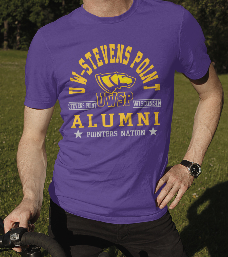 UW-Stevens Point Wisconsin UWSP Alumni Pointers Nation T-Shirt