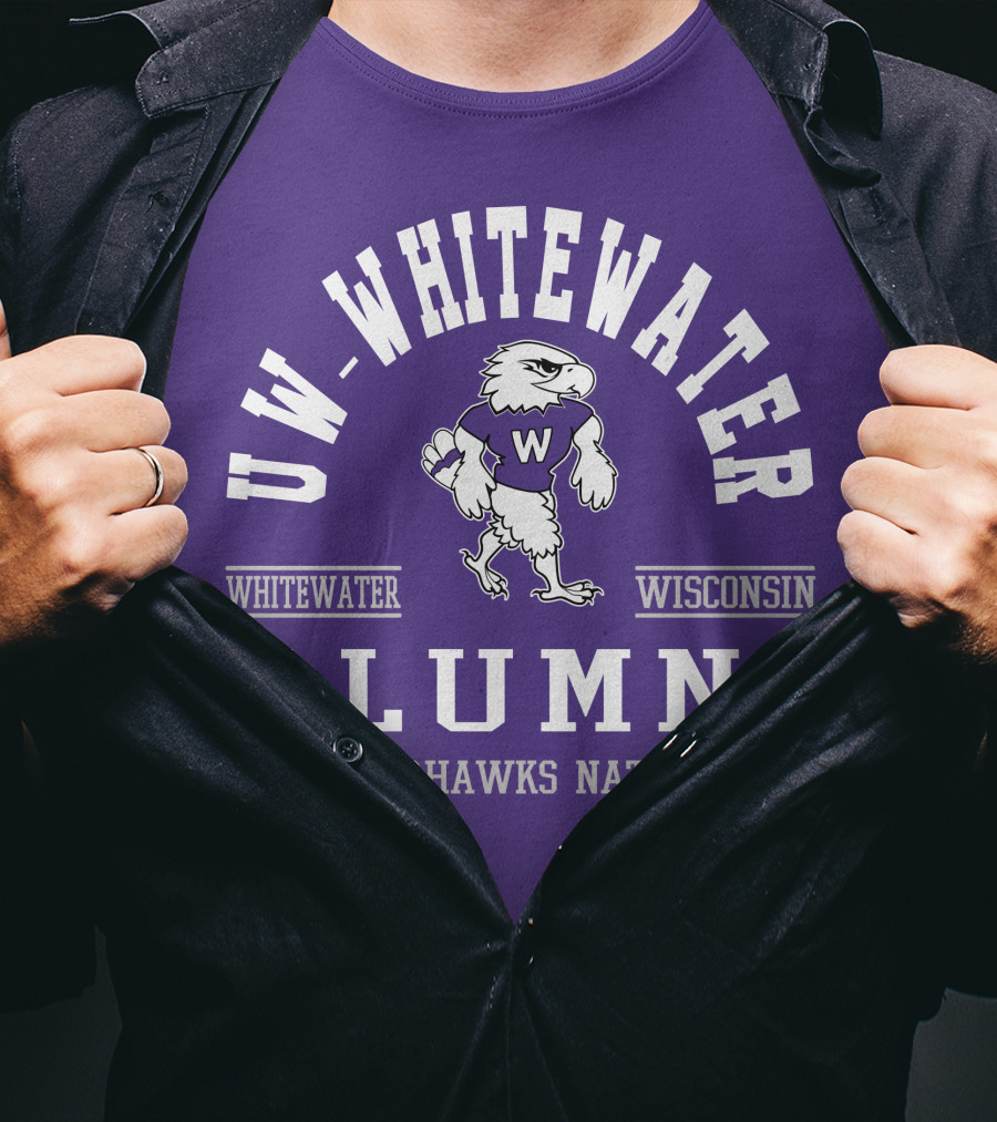 UW-Whitewater Wisconsin Alumni Warhawks Nation T-Shirt