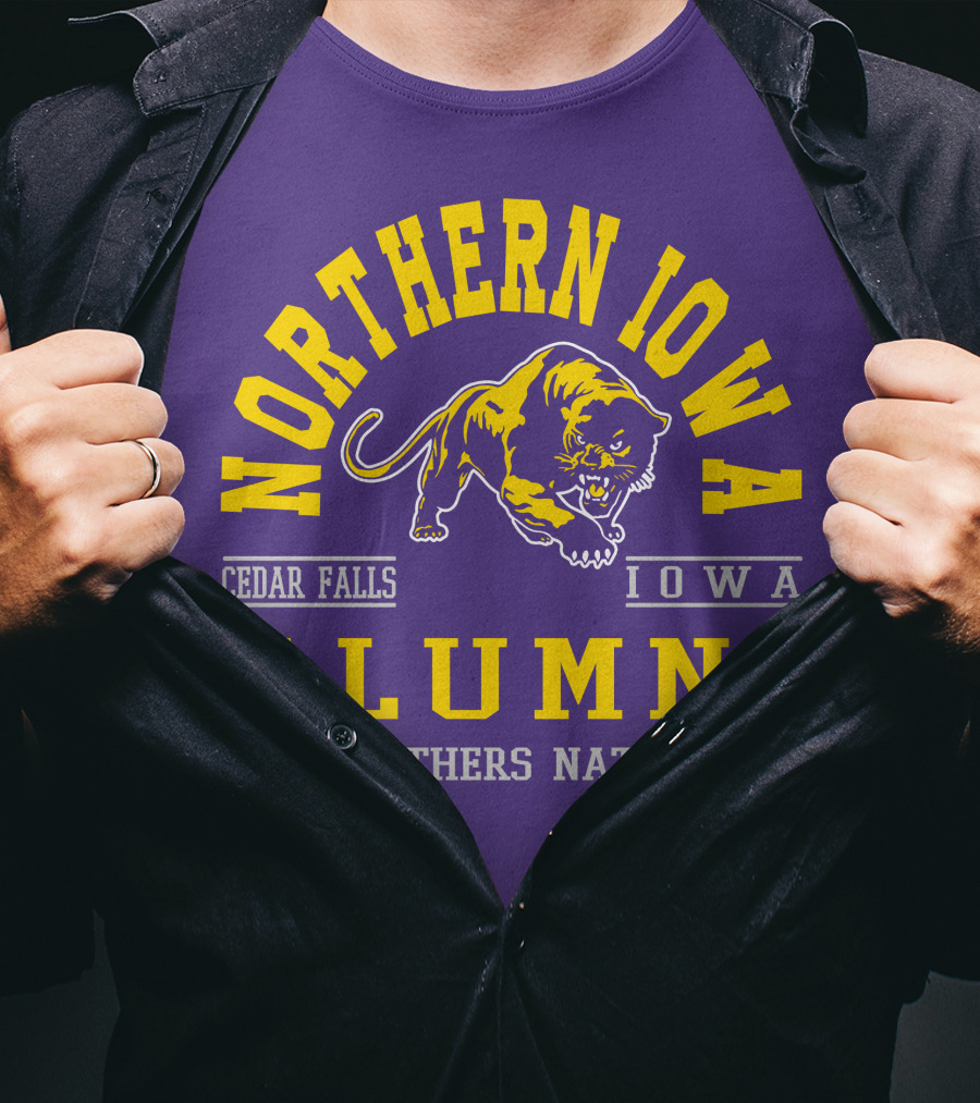 Northern Iowa Cedar Falls Alumni Panthers Nation T-Shirt