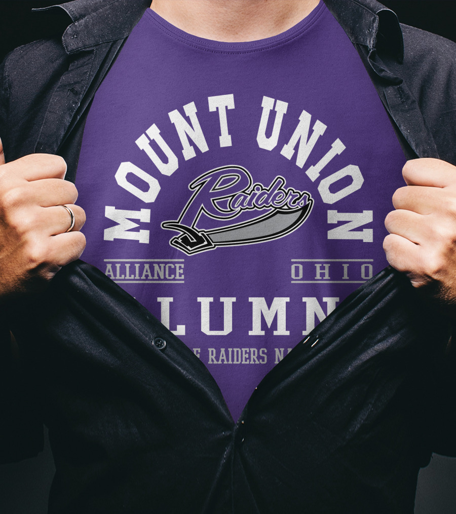 Mount Union Alliance Ohio Alumni Purple Raiders Nation T-Shirt