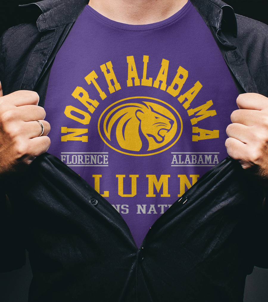 North Alabama Alumni Lions Nation Florence Alabama T-Shirt