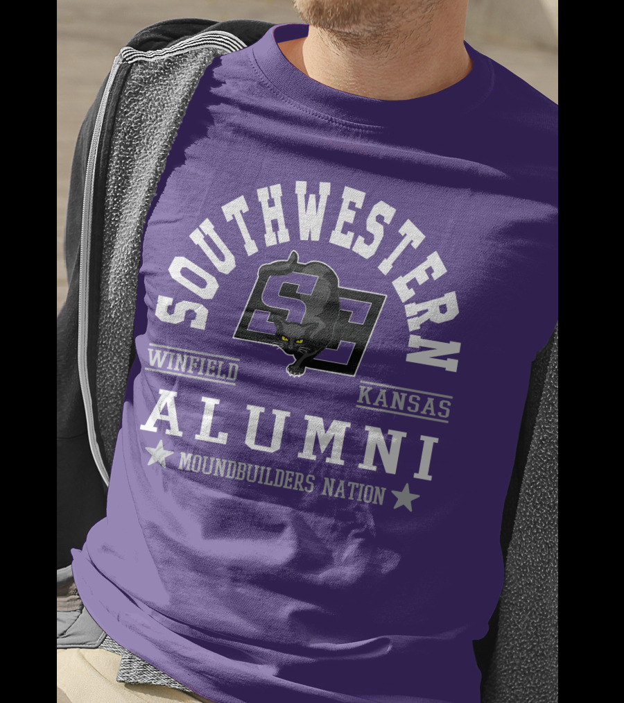 Southwestern Winfield Kansas Alumni Moundbuilders Nation T-Shirt