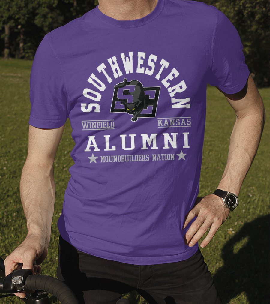 Southwestern Winfield Kansas Alumni Moundbuilders Nation T-Shirt