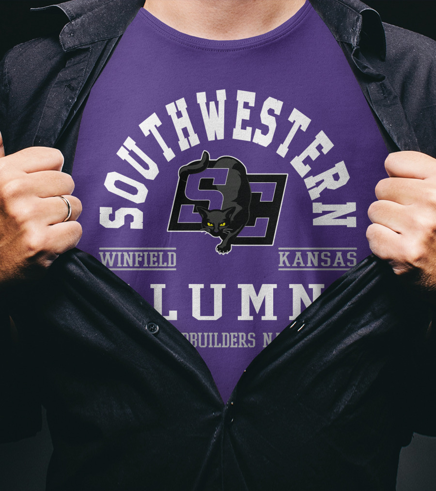 Southwestern Winfield Kansas Alumni Moundbuilders Nation T-Shirt