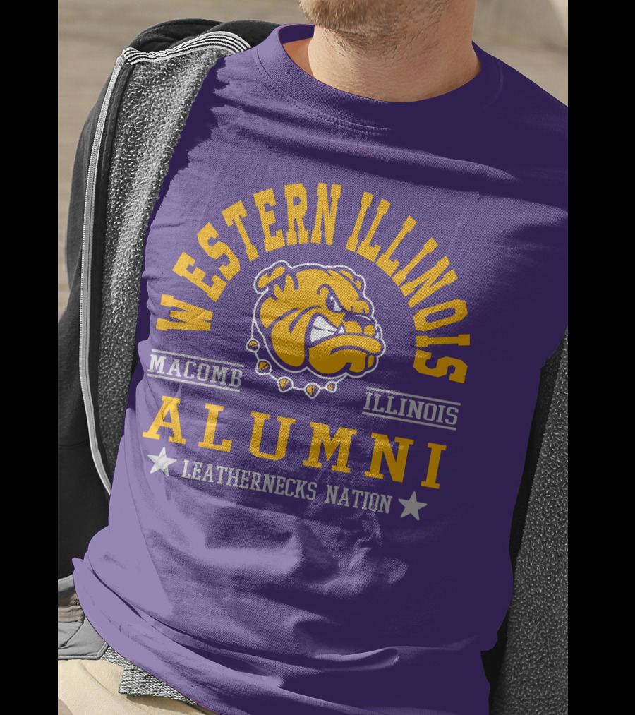 Western Illinois University Alumni Leathernecks Nation Macomb Illinois T-Shirt