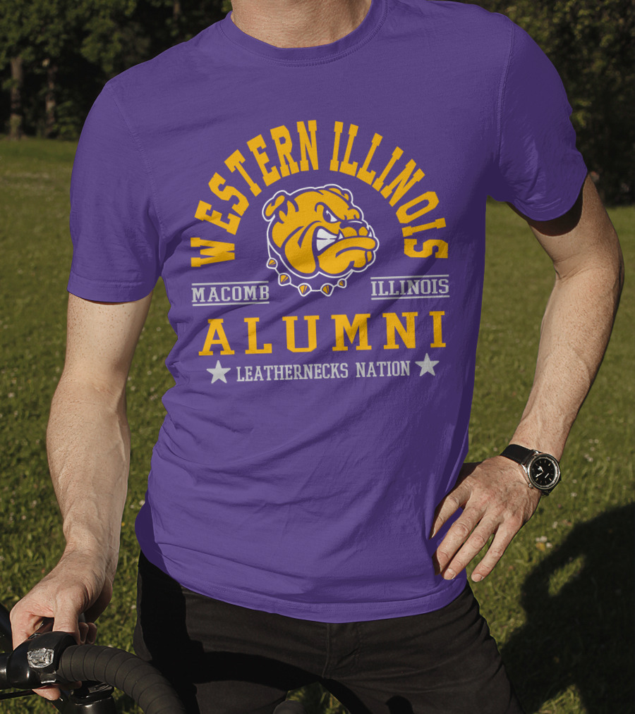 Western Illinois University Alumni Leathernecks Nation Macomb Illinois T-Shirt