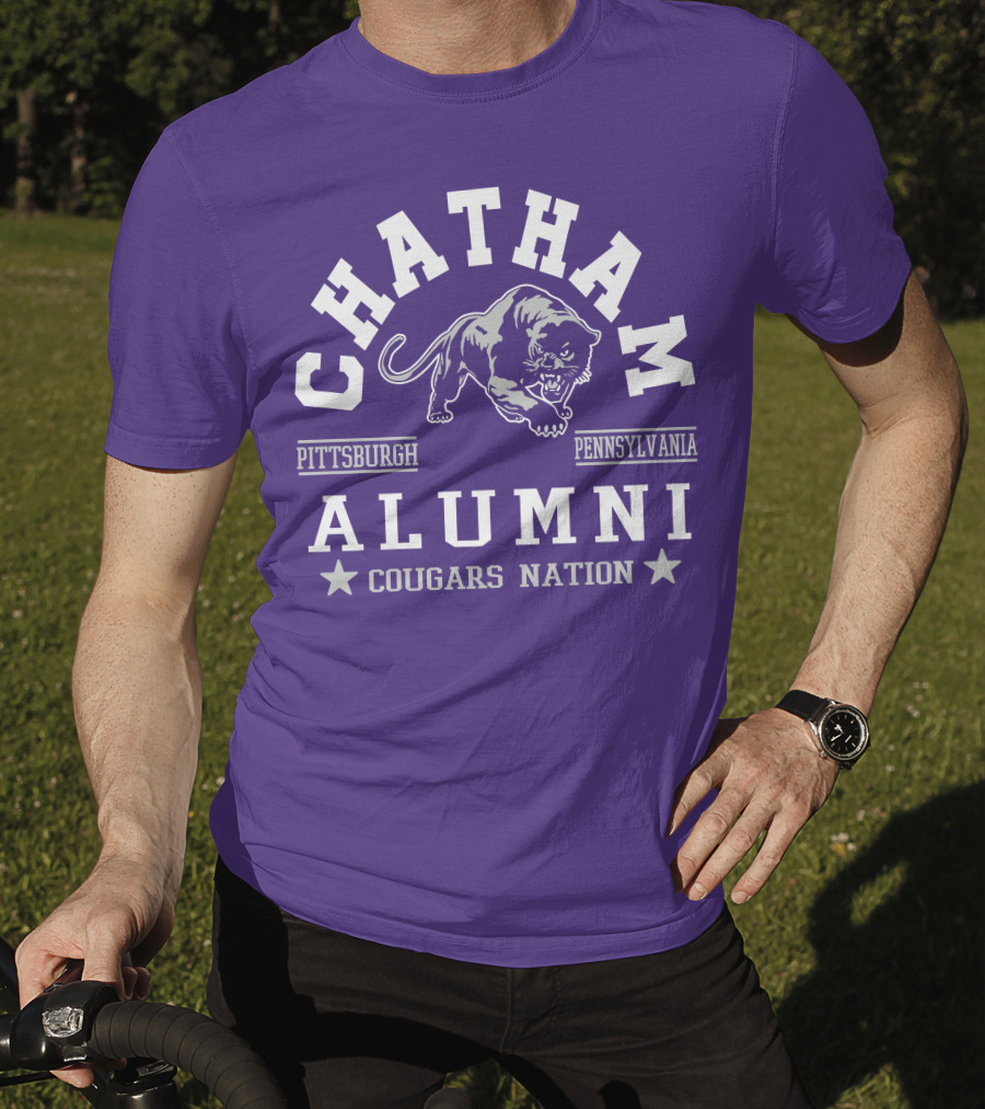 Chatham Pittsburgh Pennsylvania Alumni Cougars Nation T-Shirt