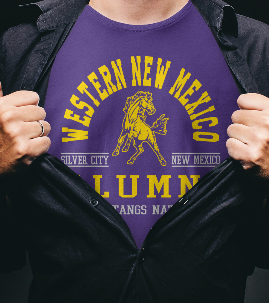 Western New Mexico University Silver City Alumni Mustangs Nation T-Shirt