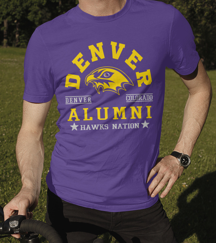 Denver Colorado Alumni Hawks Nation T-Shirt