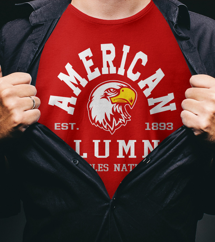 American Alumni Eagles Nation Est. 1893 T-Shirt