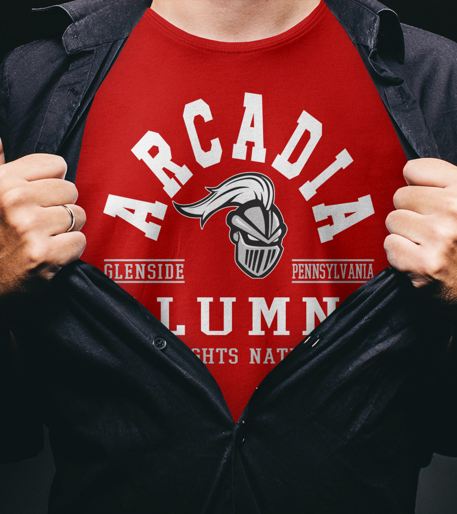 Arcadia Alumni Knights Nation Glenside Pennsylvania T-Shirt
