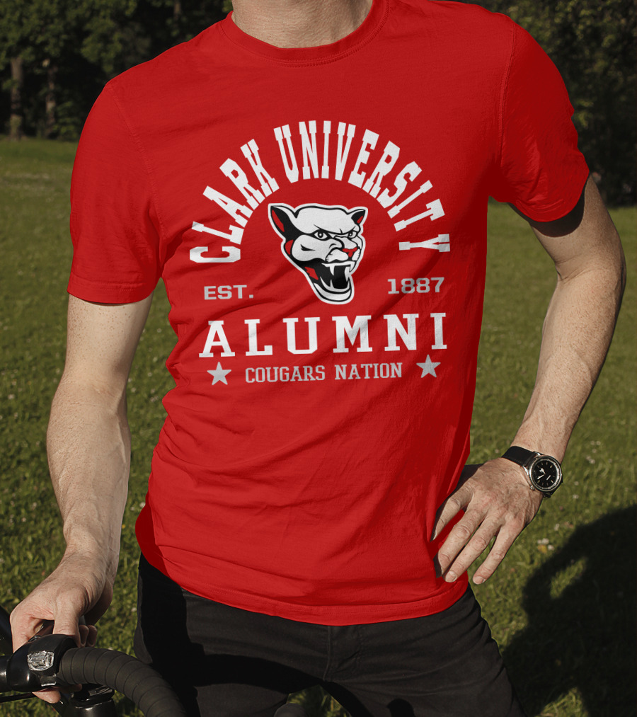 Clark University Alumni Cougars Nation Est. 1887 T-Shirt