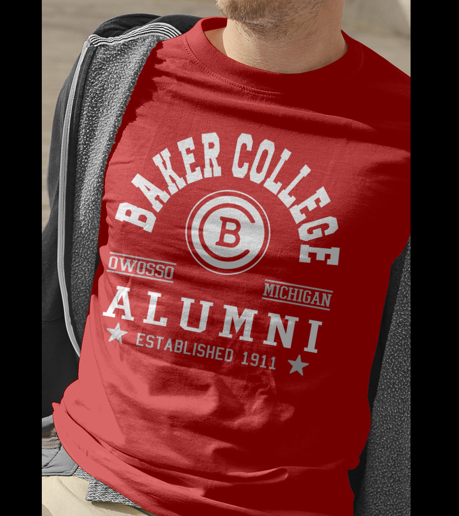 Baker College Alumni Owosso Michigan Established 1911 T-Shirt