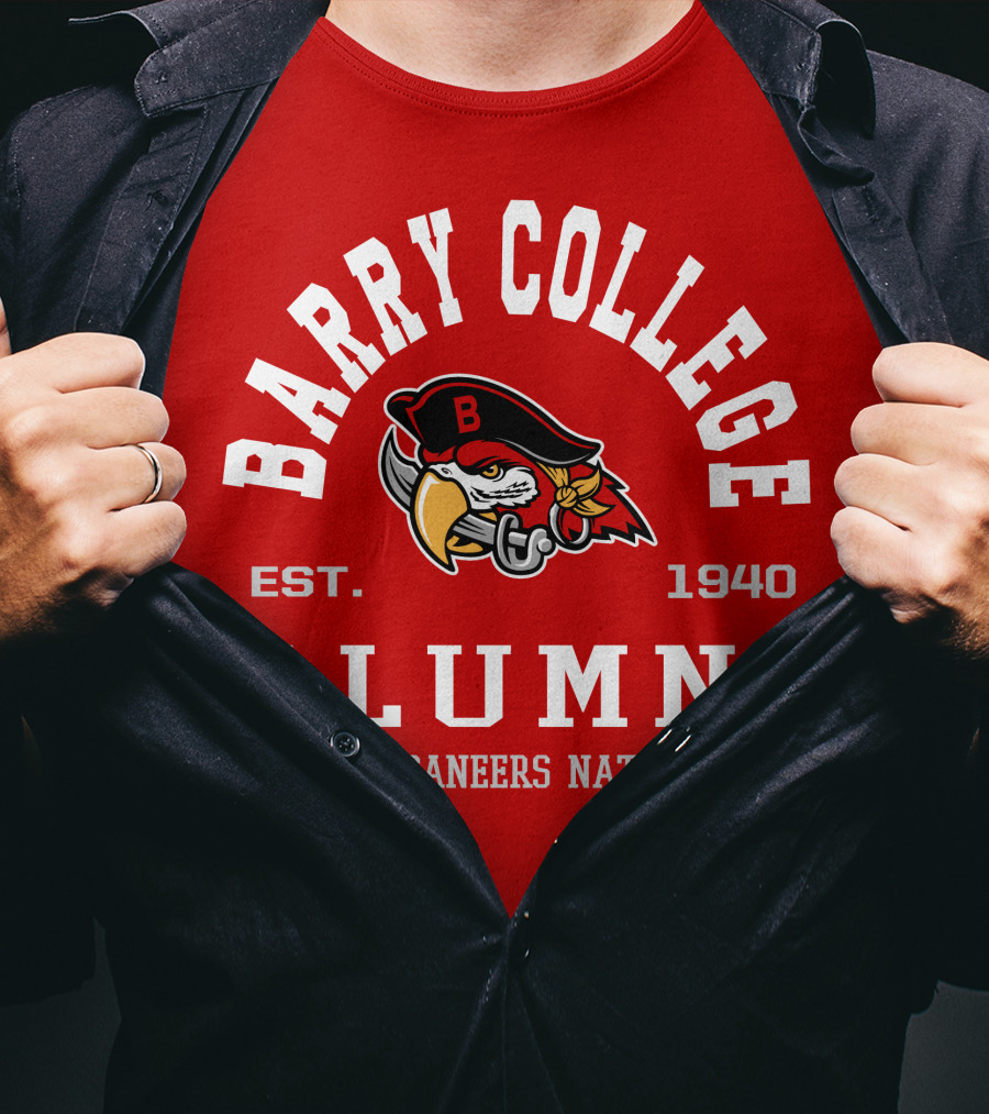 Barry College Alumni Buccaneers Nation Est. 1940 T-Shirt